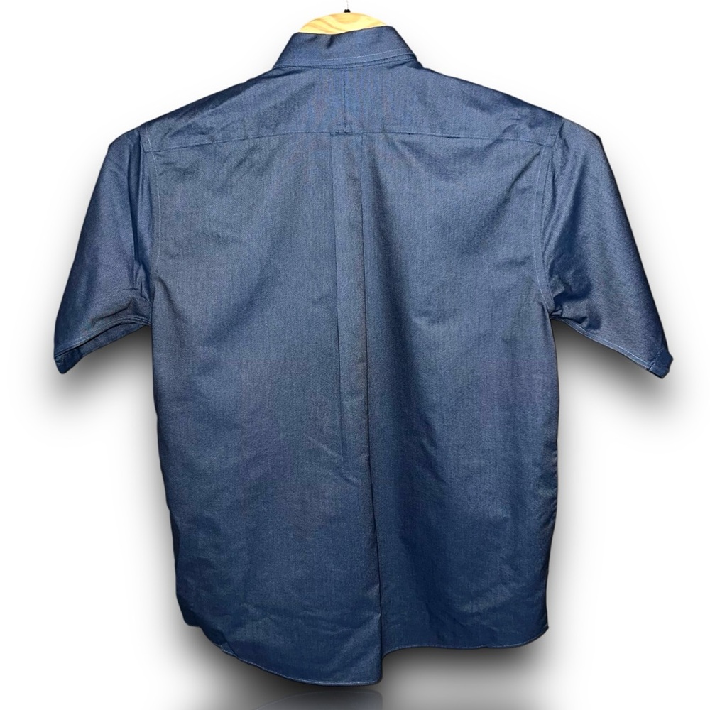 L.L. Bean Blue Casual Button Down Shirt Timeless Design - Picture 3 of 7